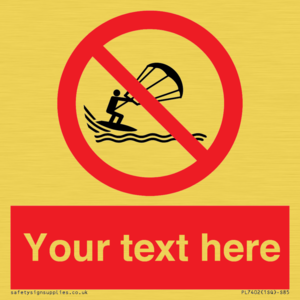 Custom No kite surfing